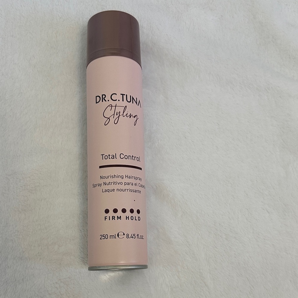 Farmasi Styling Total Control Hair Spray - Pink and Brown